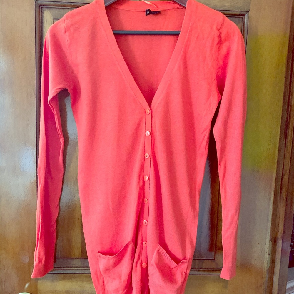 Coral Cardigan